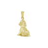 Pendentif chien Cocker plaqué or - 27 MM - La Petite Française