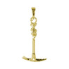 Pendentif piolet plaqué Or GM - La Petite Française