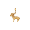Pendentif bélier plaqué or - La Petite Française