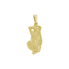 Pendentif marmotte plaqué or - 31 MM - La Petite Française
