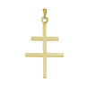 Croix de Lorraine plaqué Or - 54 MM - La Petite Française