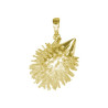 Pendentif hérisson GM plaqué or - La Petite Française