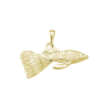 Pendentif poisson Guppy plaqué or - La Petite Française