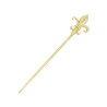 Epingle fleur de lys plaqué or - La Petite Française