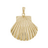 Pendentif Coquille Saint-Jacques plaqué or - La Petite Française