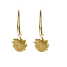 Boucles d'oreilles pendantes hérissons plaqué or - La Petite Française