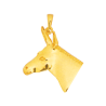 Pendentif tête d'âne plaqué or - 34 MM - La Petite Française