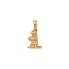 Pendentif marmotte plaqué or - 22 MM - La Petite Française
