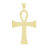 Pendentif Ankh hiéroglyphes plaqué or  -  44 MM - La Petite Française