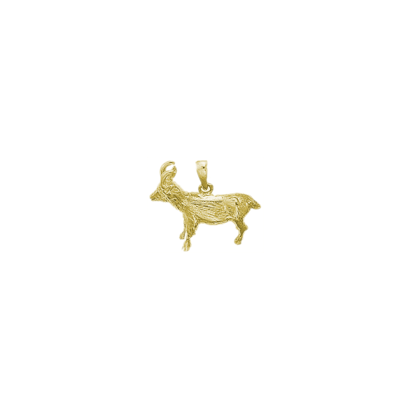 Pendentif chamois plaqué or - La Petite Française