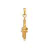 Pendentif bougie plaqué Or - La Petite Française