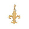Pendentif Fleur de Lys plaqué or - 25 MM - La Petite Française