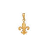 Pendentif Fleur de Lys plaqué or - 15 MM - La Petite Française