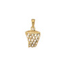 Pendentif panier de basket-ball plaqué or - La Petite Française