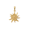 Pendentif edelweiss plaqué or GM - La Petite Française