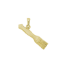 Pendentif pinceau plaqué Or - La Petite Française