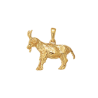 Pendentif chèvre plaqué or - La Petite Française