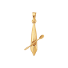 Pendentif kayak plaqué or - La Petite Française