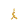 Pendentif tire-bouchon cep de vigne plaqué Or - La Petite Française