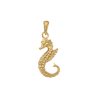Pendentif Hippocampe plaqué or - La Petite Française