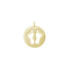 Médaille pieds plaqué or - La Petite Française