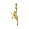 Pendentif grimpeur plaqué or - La Petite Française
