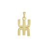 Pendentif Berbère plaqué or - 27 MM - La Petite Française