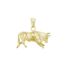 Pendentif taureau plaqué or- 23 MM - La Petite Française