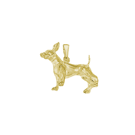 Pendentif chien Chihuahua plaqué or - 20 MM - La Petite Française