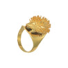 Bague hérisson plaqué or - La Petite Française