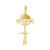 Pendentif poupée Ashanti plaqué or- 44 mm - La Petite Française