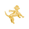 Pendentif chien Labrador plaqué or - 21 MM - La Petite Française