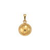 Pendentif ballon de basket-ball plaqué or - La Petite Française