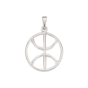 Pendentif Berbère cercle argent - 33 MM - La Petite Française