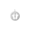 Médaille pieds argent - La Petite Française