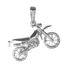 Pendentif moto cross argent - La Petite Française