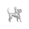 Pendentif chien Labrador argent - 21 MM - La Petite Française