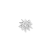 Pendentif ou pin's étoile rayonnante argent - La Petite Française