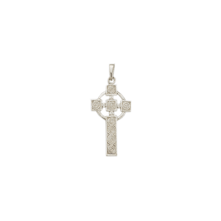 Croix Celtique argent - 41 MM - La Petite Française
