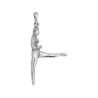 Pendentif gymnaste argent - La Petite Française