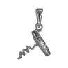 Pendentif tire-bouchon argent - La Petite Française