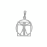 Pendentif homme universel argent - La Petite Française