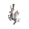 Pendentif Licorne ailée argent - La Petite Française