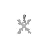 Croix de bourgogne argent - La Petite Française