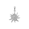 Pendentif edelweiss argent GM - La Petite Française