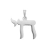 Pendentif Hé Yod Haï en argent - La Petite Française