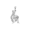 Pendentif judo argent - La Petite Française