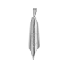 Pendentif plume de l'écrivain en argent - La Petite Française