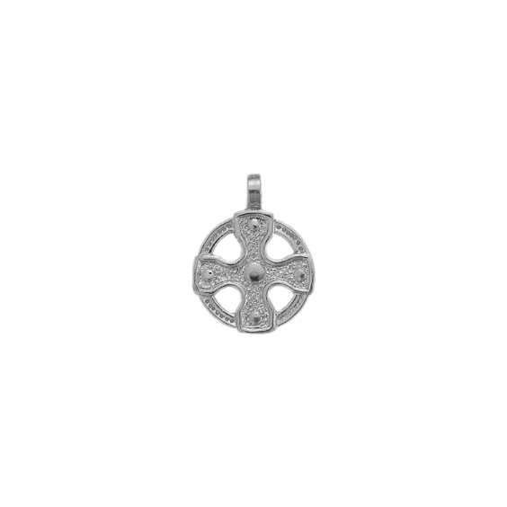 Médaille croix Celtique argent - 40 MM - La Petite Française