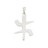 Pendentif symbole Berbère argent - 36 MM - La Petite Française